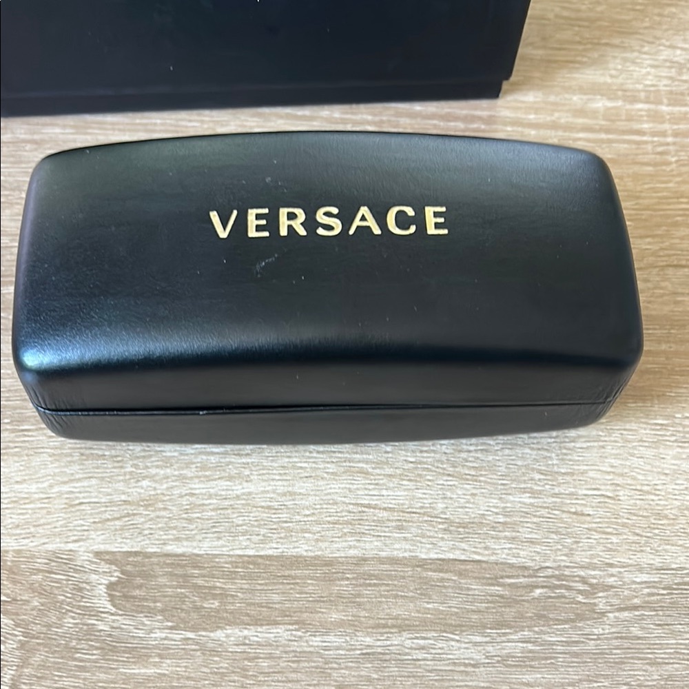 Empty Versace Black Sunglass Protective Case And … - image 3